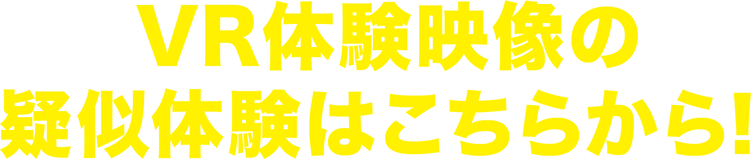 VR体験映像の疑似体験はこちらから!